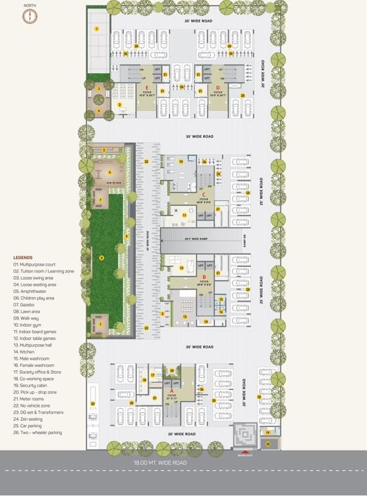 Pravesh floor plan layout